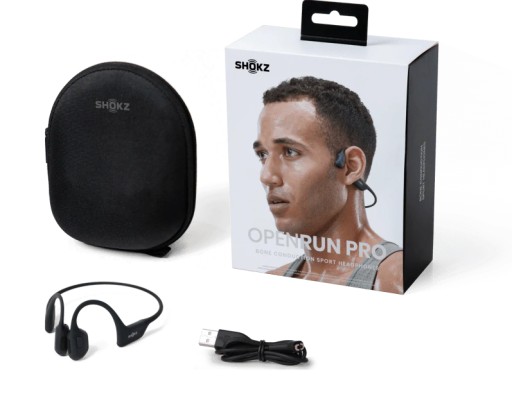Shokz OpenRun PRO Черная костная проводимость