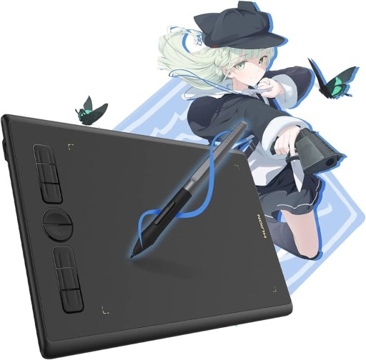 Графический планшет Huion H580X + цифровое перо PW100 PL