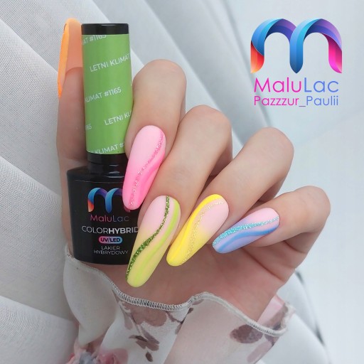 12x MaluLac Lakier hybrydowy baza top + KUFEREK