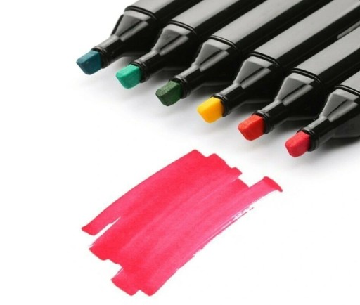 АЛКОГОЛЬНЫЕ МАРКЕРЫ Фломастеры двусторонние Маркеры Pens Pro + СУМКА 120 ШТ.
