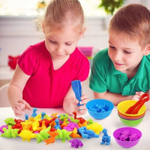 Игровой набор Учим цвета и цифры DINOSAURS