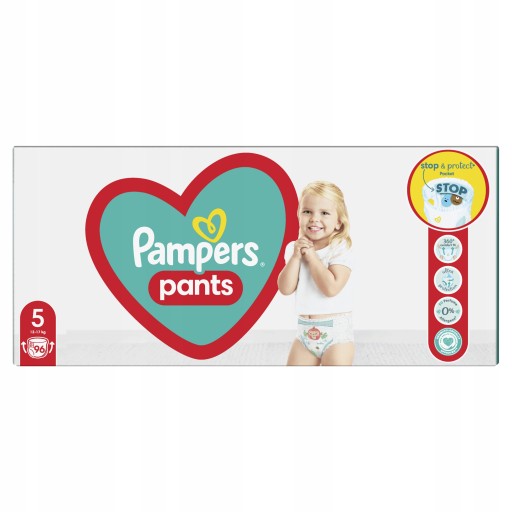 Pampers Pieluchomajtki Mega Box 5 - 96 szt