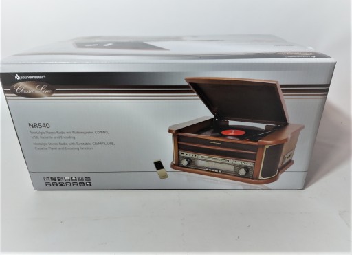 Проигрыватель Soundmaster NR540 коричневый
