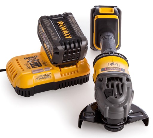 Угловая шлифовальная машина 54 В DeWALT DCG418T2 2x6,0 Ач TST