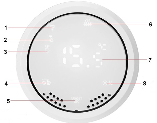 ИНТЕЛЛЕКТУАЛЬНЫЙ ТЕРМОСТАТ НА ГОЛОВКЕ TUYA ZIGBEE WIFI