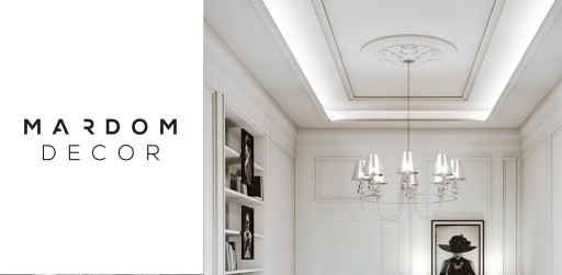 Потолочная планка декоративная MDA212 Mardom, карниз