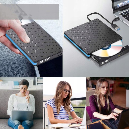 ВНЕШНИЙ CD/DVD-ПЛЕЕР USB 3.0 и тип
