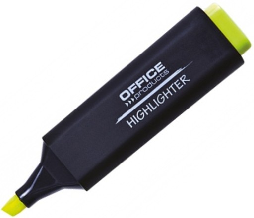 Маркер Office Products 1-5мм желтый x40