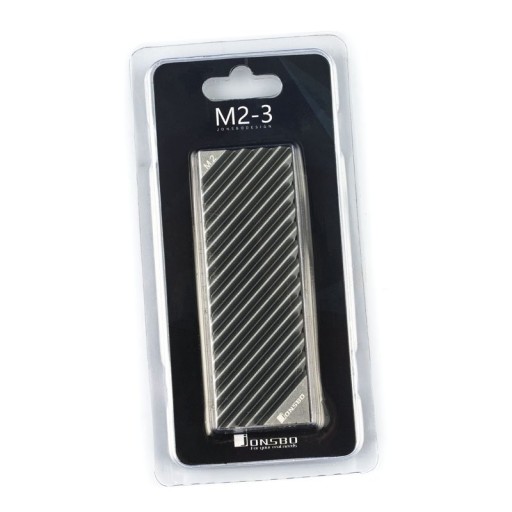 RADIATOR NA DYSK M2 CHŁODZENIE DYSKU SSD NVME JONSBO M.2-3 GRAY