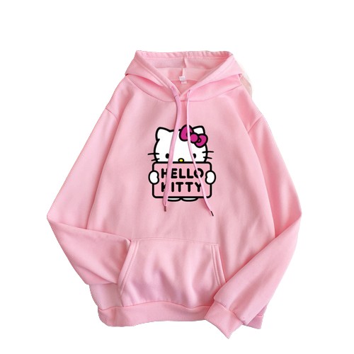 СВИТШОТ ЖЕНСКИЙ С HELLO KITTY CAT С КОШКОЙ