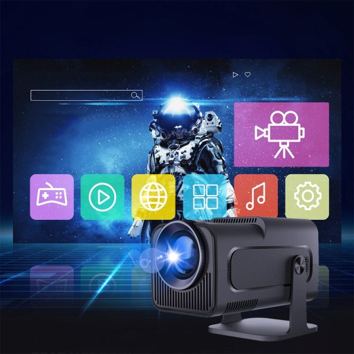 ПОРТАТИВНЫЙ ПРОЕКТОР HY320 FULL HD LED 4K WiFi ANDROID