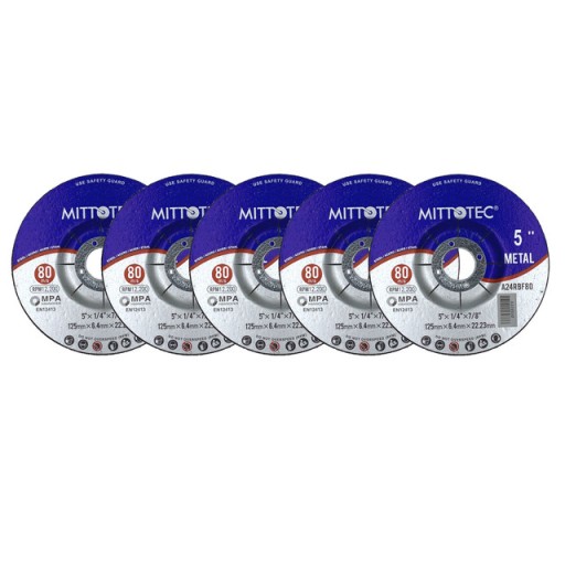 TARCZA DO SZLIFOWANIA METALU STALI 125 x 6mm 5 szt