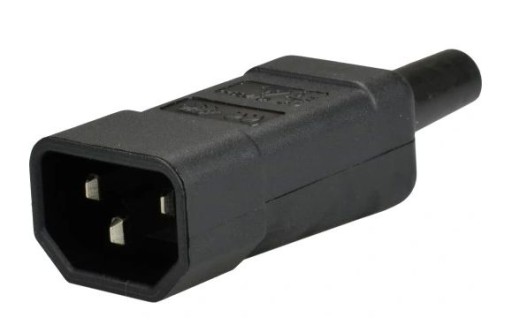 Разъем C14G 10A, 250 В плюс кабель длиной 45 см