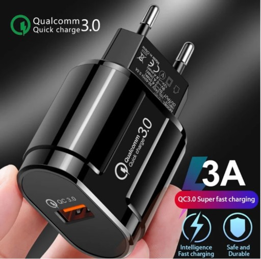 БЫСТРОЕ СЕТЕВОЕ ЗАРЯДНОЕ УСТРОЙСТВО USB QUICK CHARGE 3.0