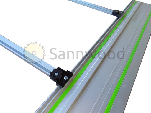 Комбинация направляющей Festool и профиля Incra T-Track.