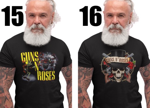 ФУТБОЛКА GUNS N ROSES GNR Футболка 20 DESIGNS 4XL