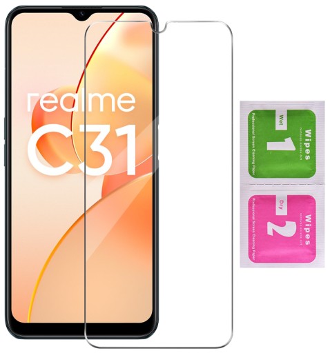 SMART MAGNET CASE + СТЕКЛЯННЫЙ чехол 9H для Realme C31