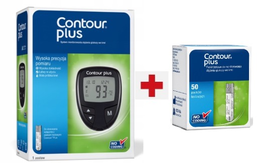 ГЛЮКОМЕТР CONTOUR PLUS +50 ПОЛОСОК ГАРАНТИЯ
