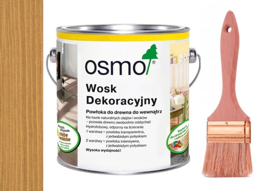 OSMO 3164 Воск декоративный ЦВЕТ ДУБ 0,75л БЕСПЛАТНО