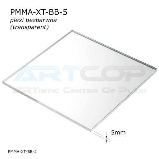 5mm - PLEXI, PLEKSI, PLEXA, PMMA na wymiar - 48H