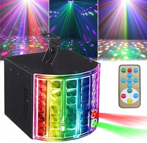 ДИСКОШАР ДИСКОШАР LED ЛАЗЕР 8ВТ RGB