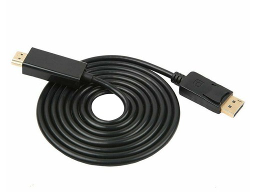 КАБЕЛЬ-АДАПТЕР DISPLAY PORT КАБЕЛЬ DISPLAYPORT КОНВЕРТЕР DP в HDMI 1,8M