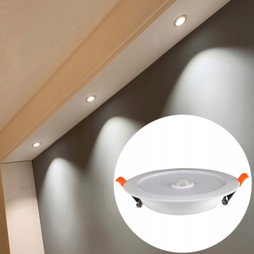 СВЕТОДИОДНАЯ ПАНЕЛЬ DOWNLIGHT ПОТОЛОЧНАЯ ВСПЫШКА 12ВТ, КРУГЛАЯ