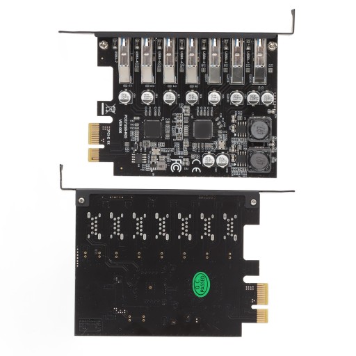 7-портовая плата расширения PCI 7-портовый USB 3.2 Gen1 5 Высокоскоростная передача