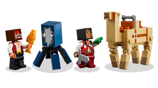 Lego Minecraft 21259 Круиз на пиратском корабле Squid Camel Blocks