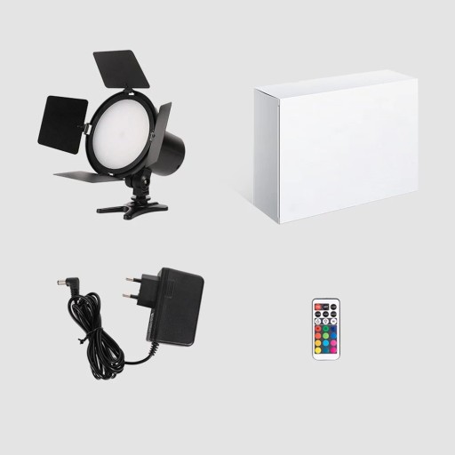 10 Вт RGB-светильник для фотосъемки, двухцветный светодиодный светильник синего цвета