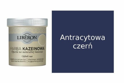 Краска LIBERON Казеиновая Антрацит черный 0,5л