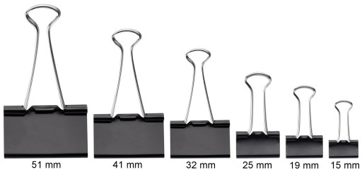 KLIPSY KLIP BIUROWE GRAND 19 MM x 12 SZTUK x3 opak