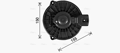 AVA QUALITY COOLING HD8326 JAZZ ОТОПЛИТЕЛЬНЫЙ ВЕНТИЛЯТОР