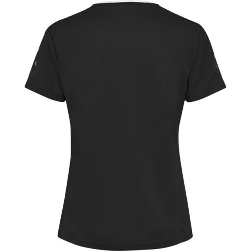 ЧЕРНАЯ СПОРТИВНАЯ ФУТБОЛКА HUMMEL С ЛОГОТИПОМ TPS HMR__S