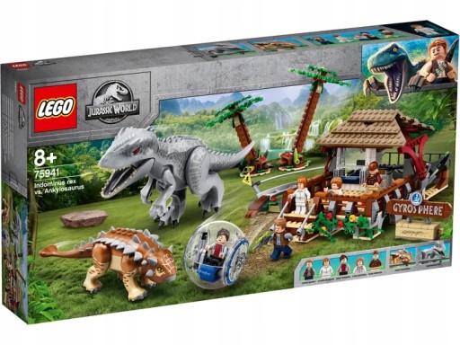 LEGO Jurassic World 75941 Индоминус Рекс Анкилозавр