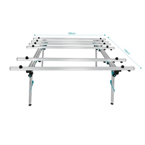 STOLIK GLAZURNICZY SKŁADANY BIHUI 200 kg 180/140 cm LFWB