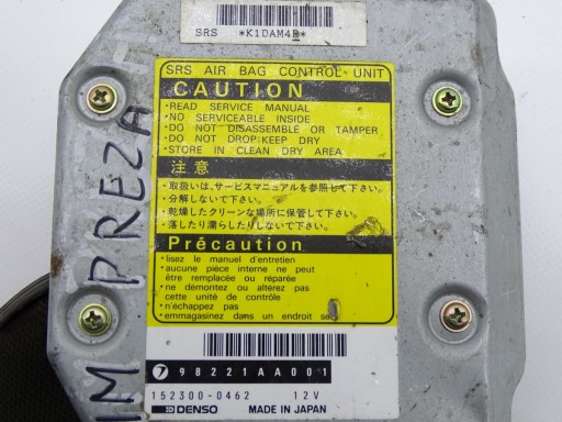 SUBARU IMPREZA I GC 93-00 МОДУЛЬ ДАТЧИКА ПОДУШКИ БЕЗОПАСНОСТИ