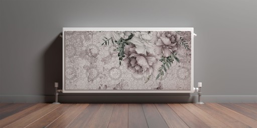 Mata MAGNETYCZNA Peonie Kwiaty Styl Retro 80x60