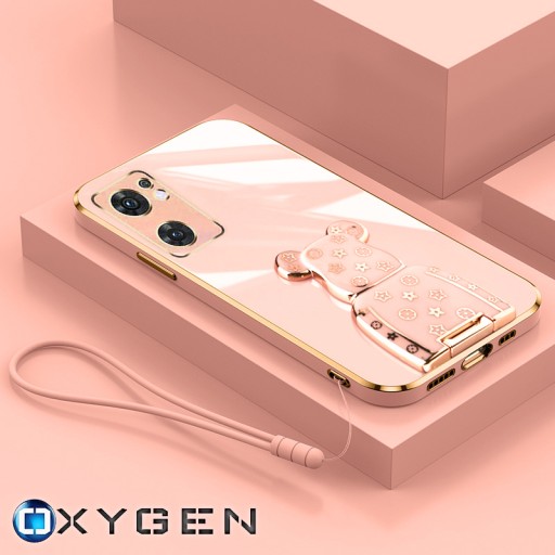 Чехол OXYGEN Bear для OPPO Reno 7 5G + ремешок