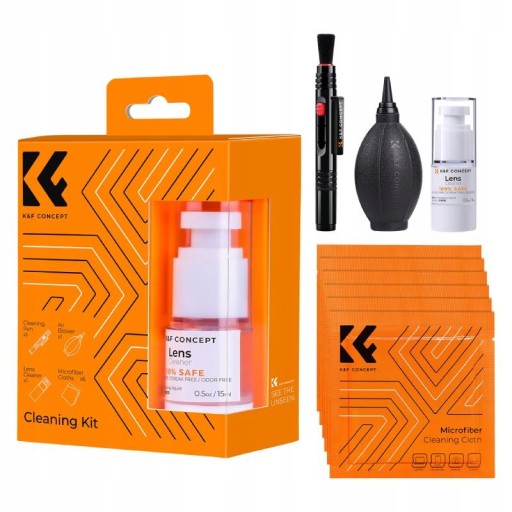 Набор для чистки оптики K&F 4in1 PRO