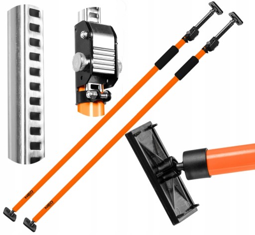 NEO KOMPLET 2x PODPÓR SUFITOWYCH ROZPIERAK TELESKOPOWY 160-290 35-430
