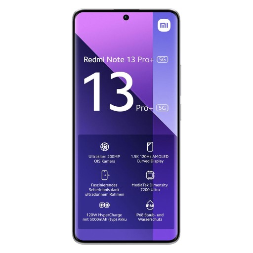 Смартфон Xiaomi Redmi Note 13 Pro+ 12 ГБ / 512 ГБ 5G белый