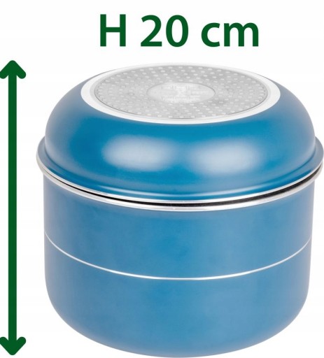 Zestaw garnków Carezza Spacemaster Ø 22 cm Vacublock - Brunner