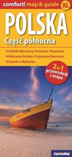 Польша Северная часть 2в1 Путеводитель и карта