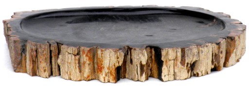 Patera Taca kamienna skamieniałe drewno 40 x 31 cm