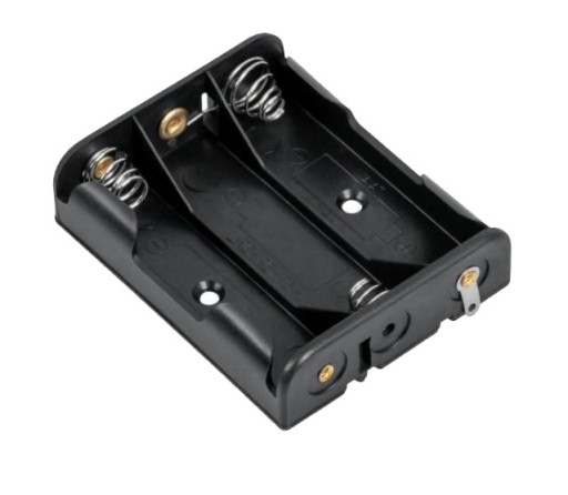 КОНТЕЙНЕР БАТАРЕЙНОЙ КОРЗИНЫ 3xAA 3x R6 ПЛАСТИНА AA