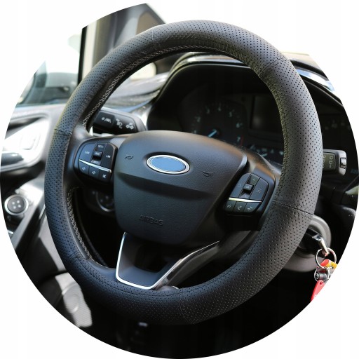 ЧЕХОЛ РУЛЯ ПЕРФОРИРОВАННАЯ КОЖАНАЯ для Renault Scenic 1 2 3 4 Trafic