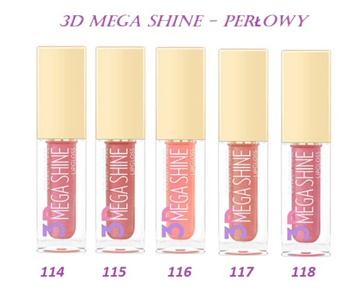 Golden Rose Błyszczyk do ust 3D Mega Shine 122