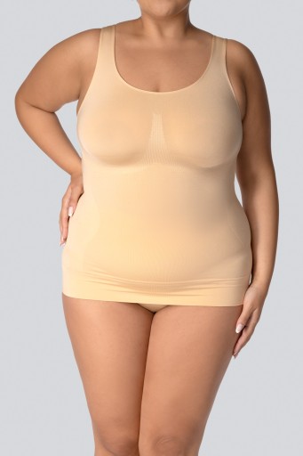 Футболка QUEEN SIZE SMOOTHWEAR шампанского 7/8