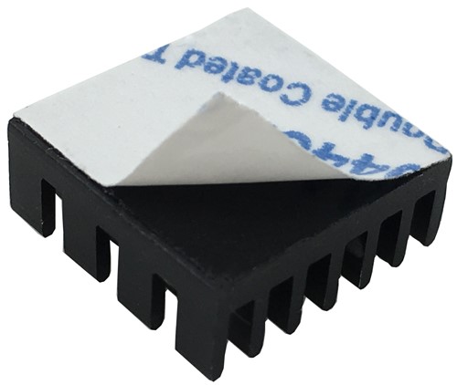 Радиатор процессора для микрокомпьютера Orange Pi 5/Zero 2, алюминий